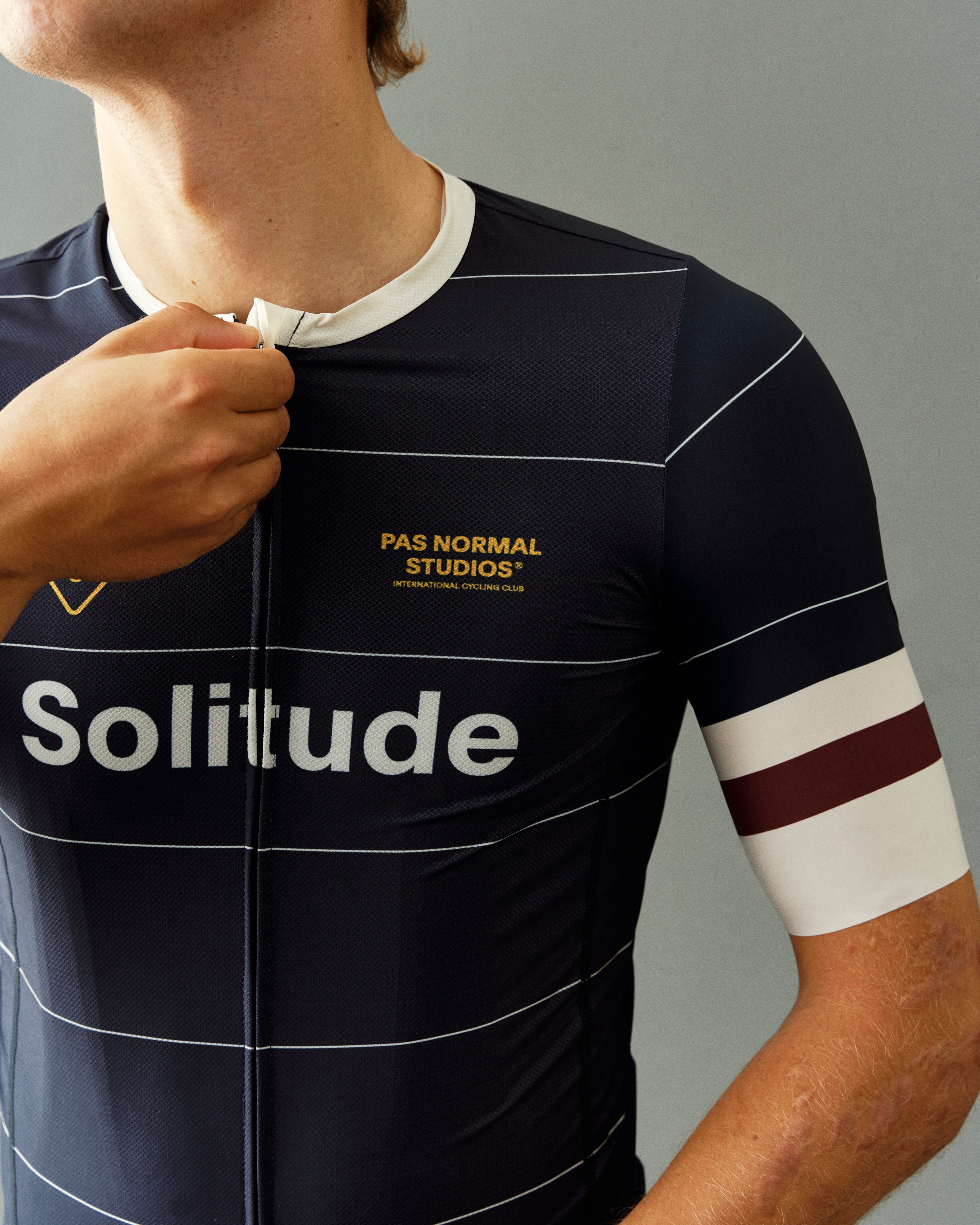 Men's Solitude Late Drop Jersey - Navy – Pedal Cycling & Coffee