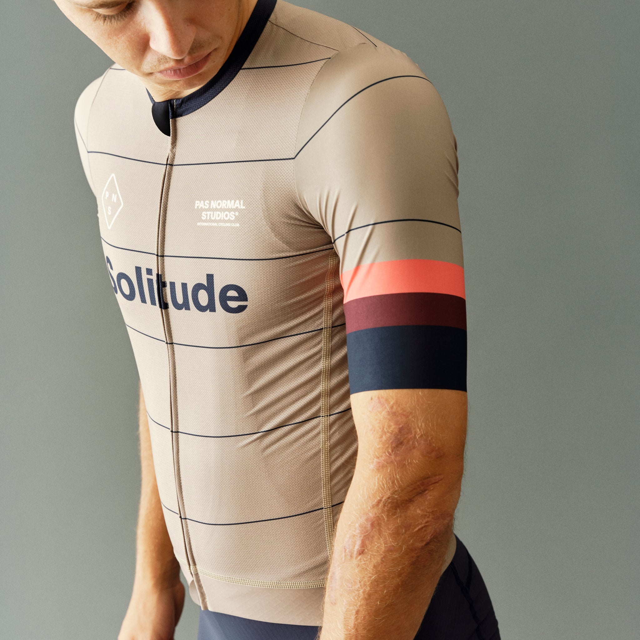 Men's Solitude Late Drop Jersey — Beige