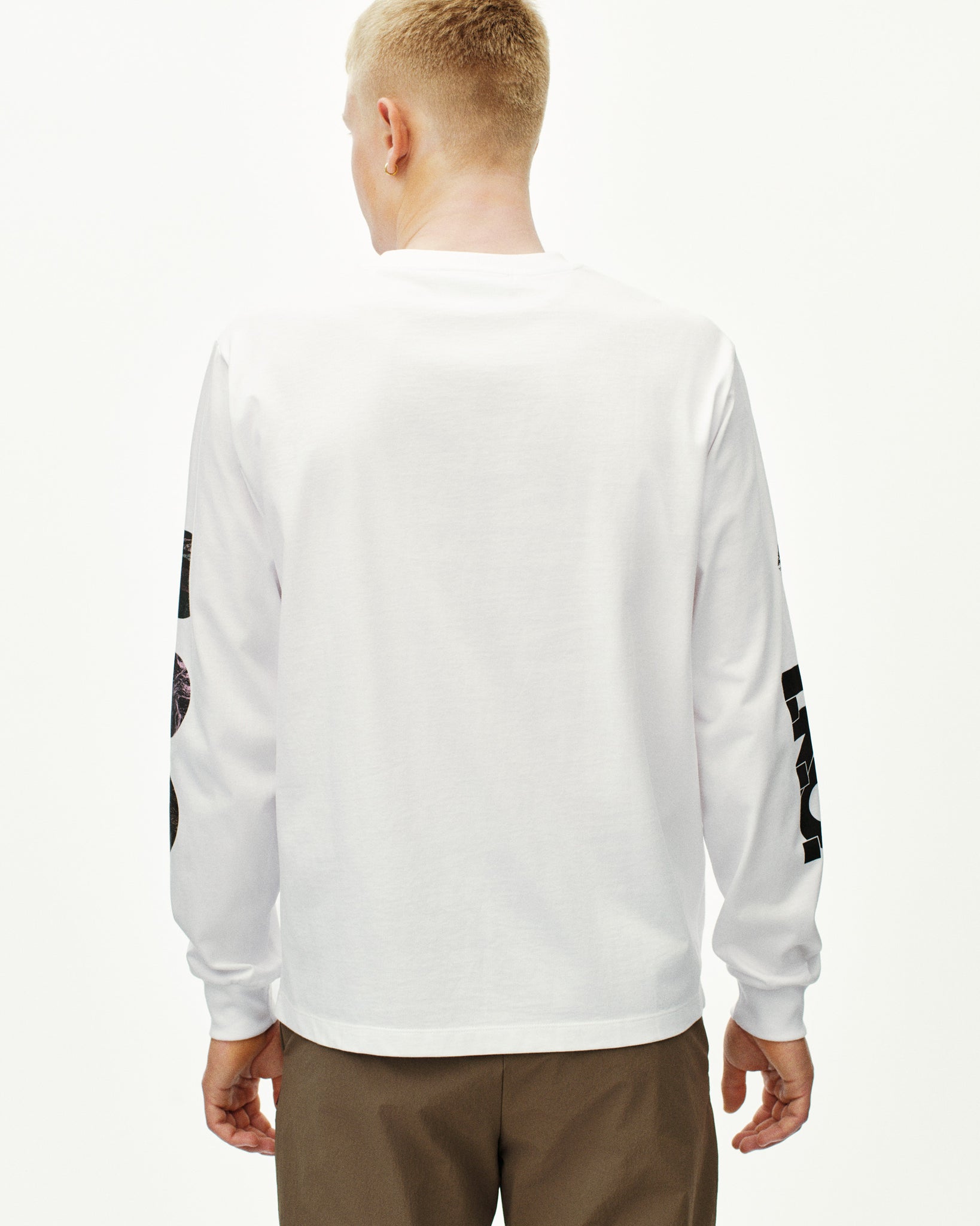 T.K.O Off-Race Long Sleeve T-Shirt - White
