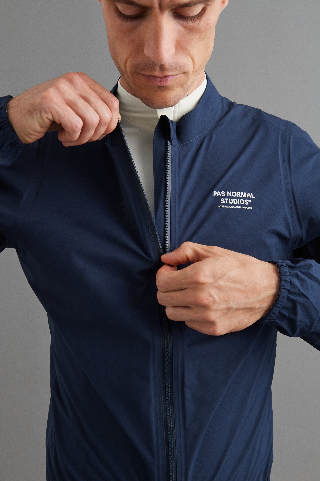 Men's Mechanism Rain Jacket - Navy