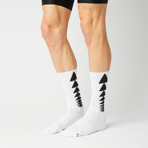 Aero Socks - Movement Arrow White