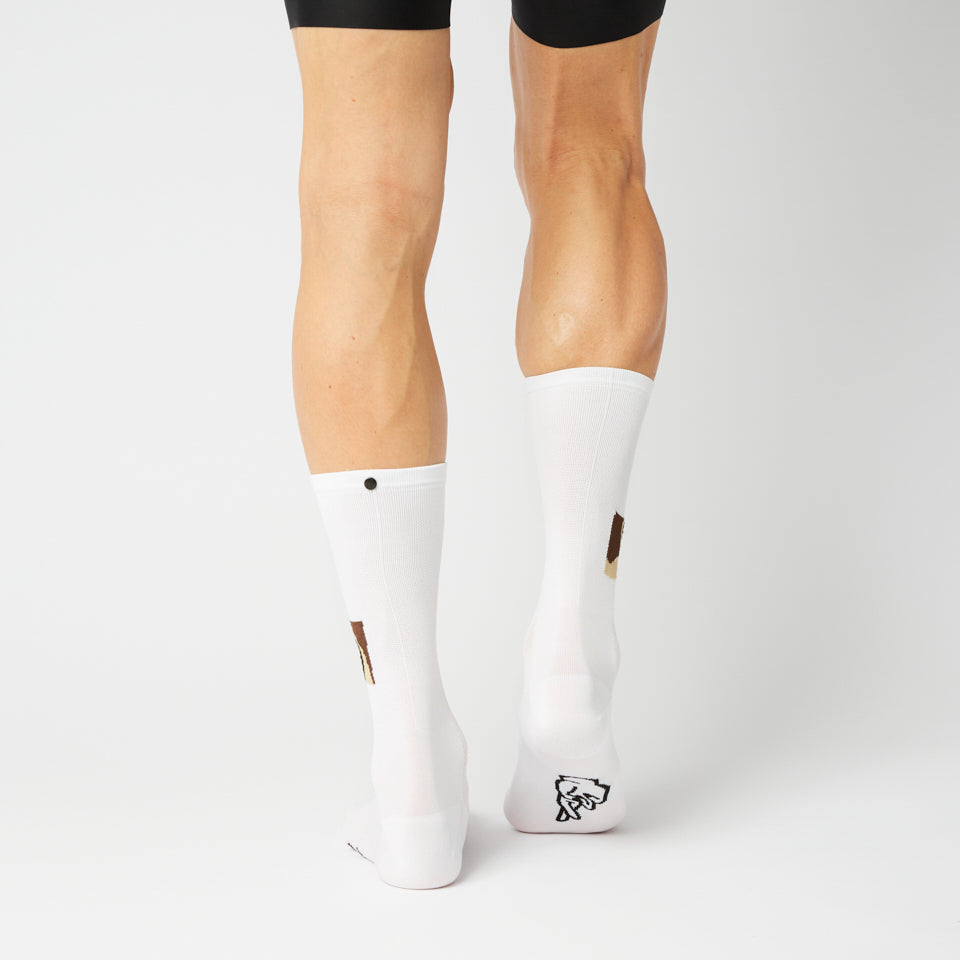 Movement Socks - Collage White
