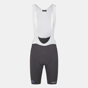 Men Solitude Logo Bib-Shorts - Grey