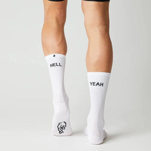Hell Yeah 1.0 Socks - White