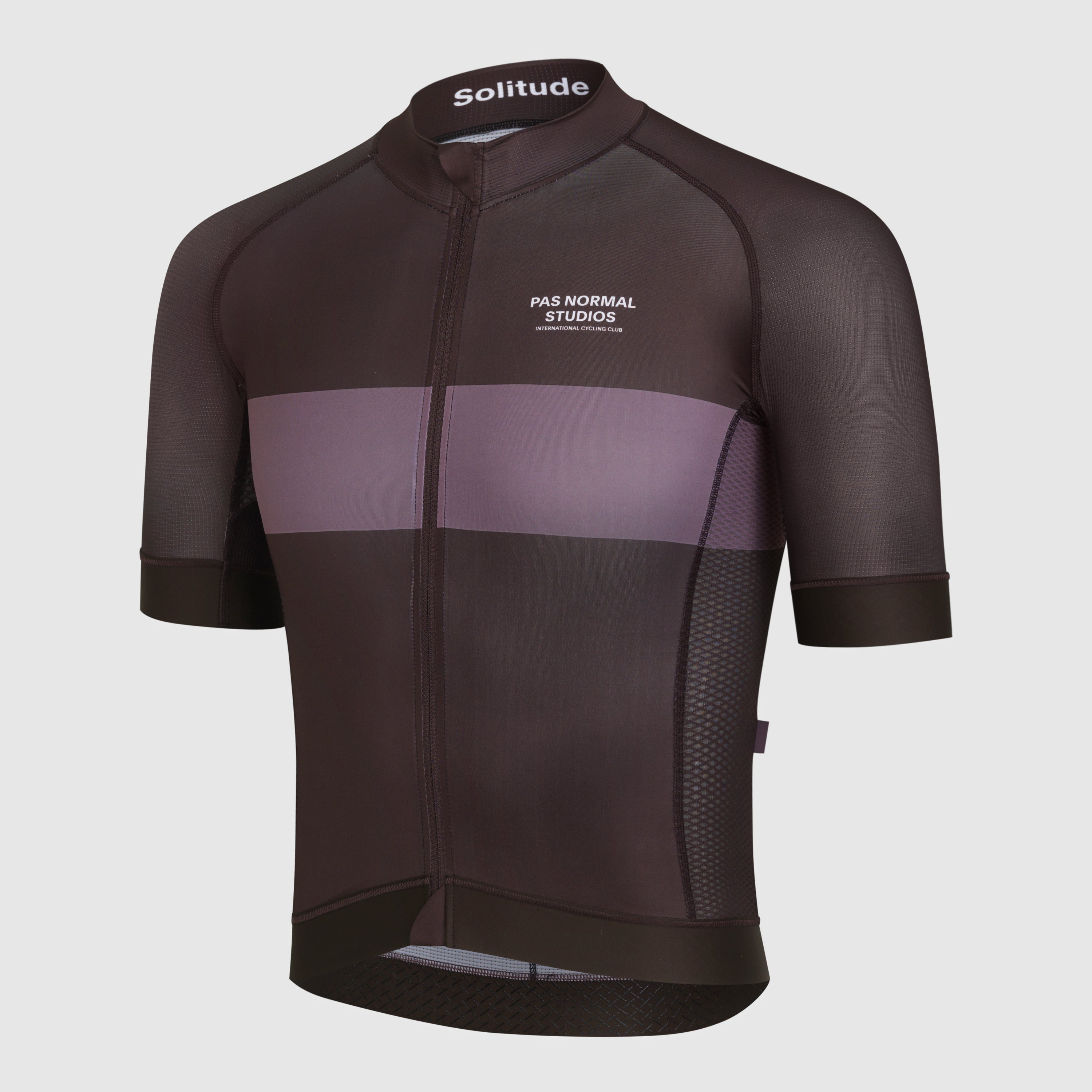 Men's Solitude jersey - Dark Red Stripe – Pedal Cycling & Coffee