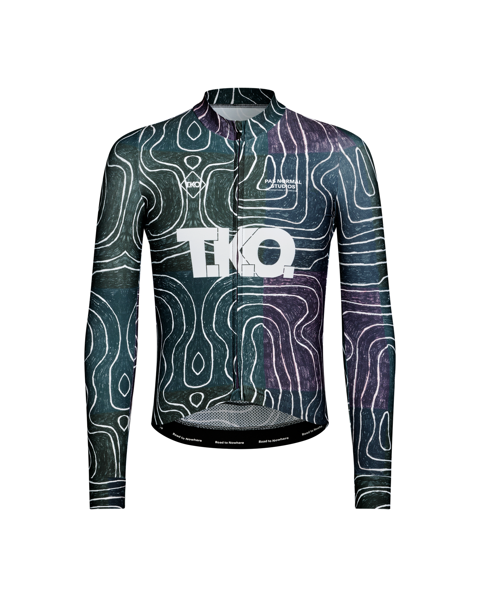 T.K.O Men's Mechanism Long Sleeve Jersey - T.K.O. Black Multi