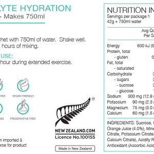 Pure Electrolyte Hydration