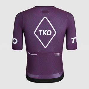 T.K.O. Short Sleeve Jersey - Dark Pruple Transmission