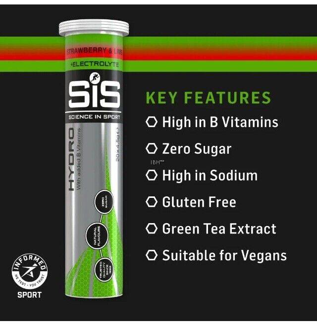 SiS GO Hydro - Strawberry & Lime (20x4.5g)