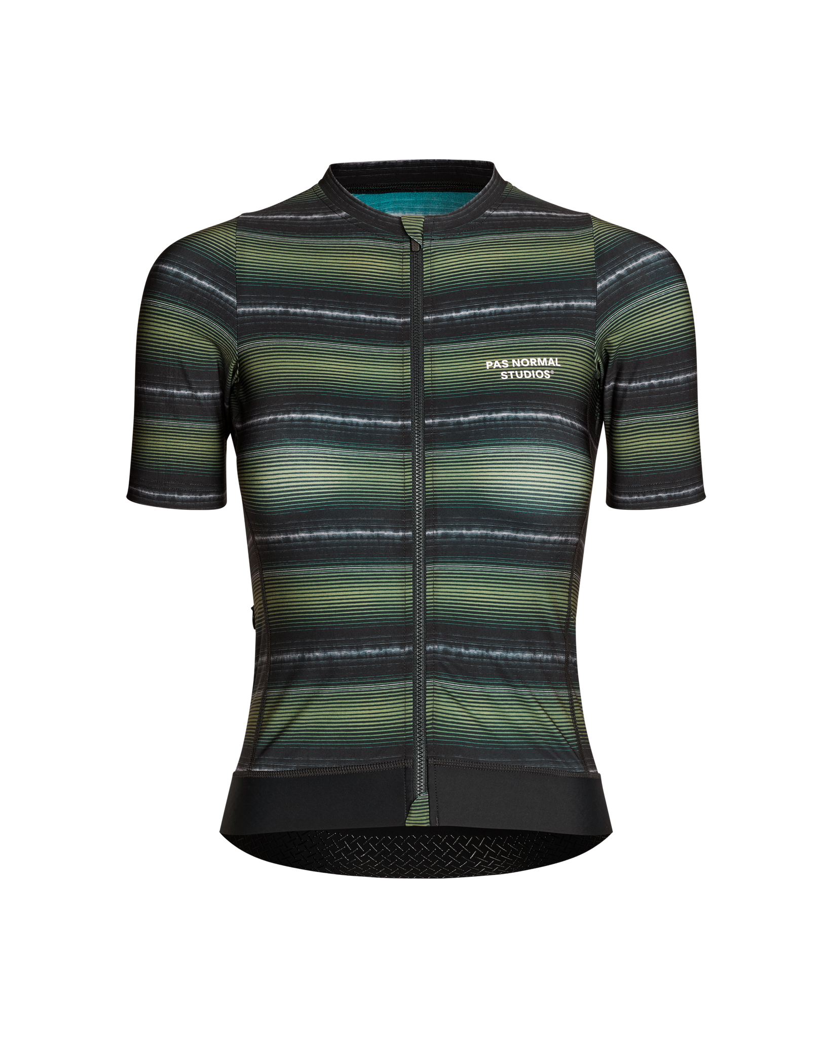 Women's Essential Jersey - Light Olive Stripe