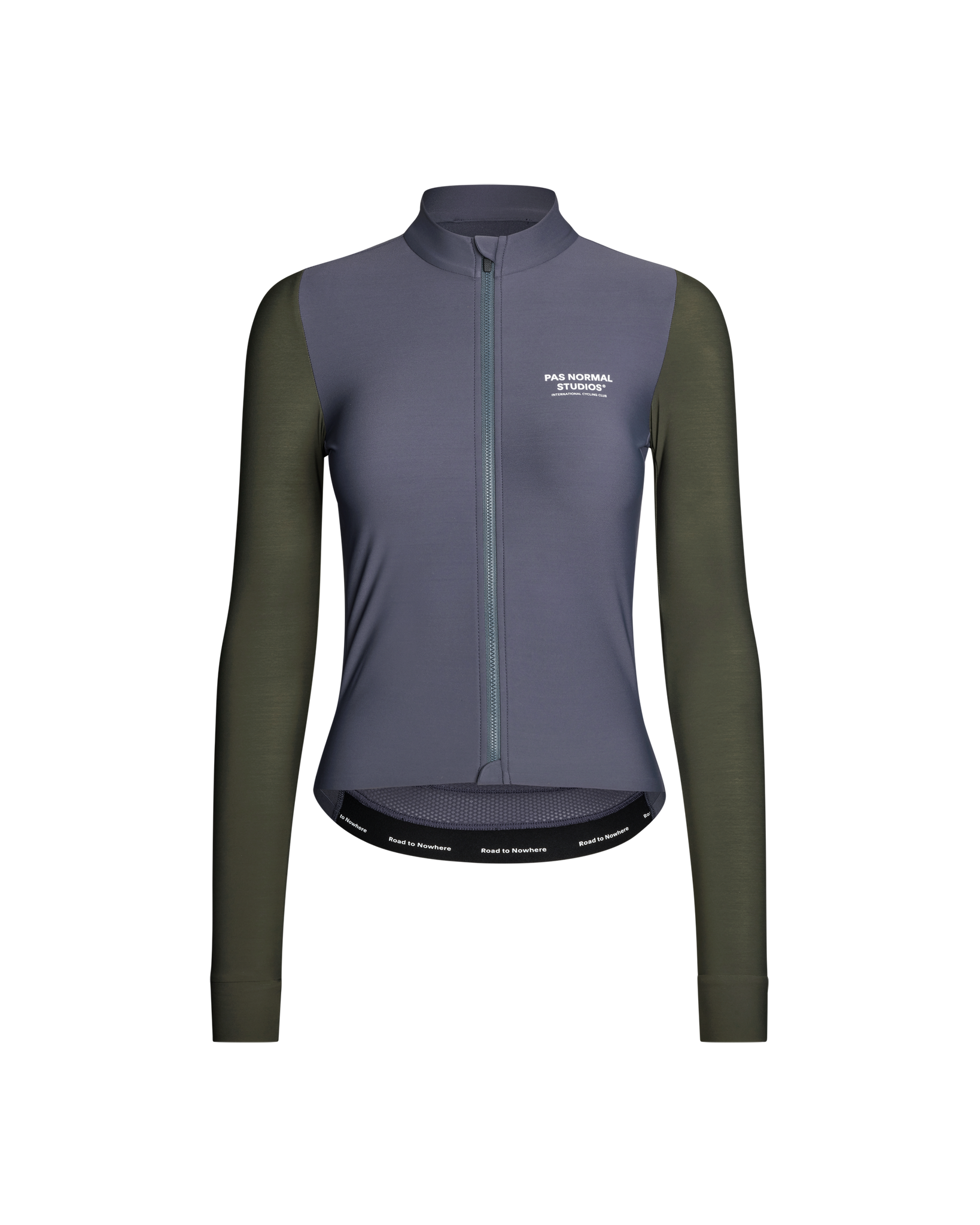Women's Mechanism Long Sleeve Jersey - Steel/Dark Olive