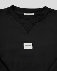 Crew Neck Classic Logo - Black