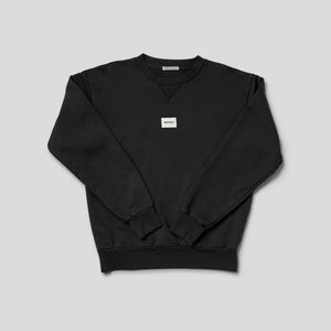 Crew Neck Classic Logo - Black