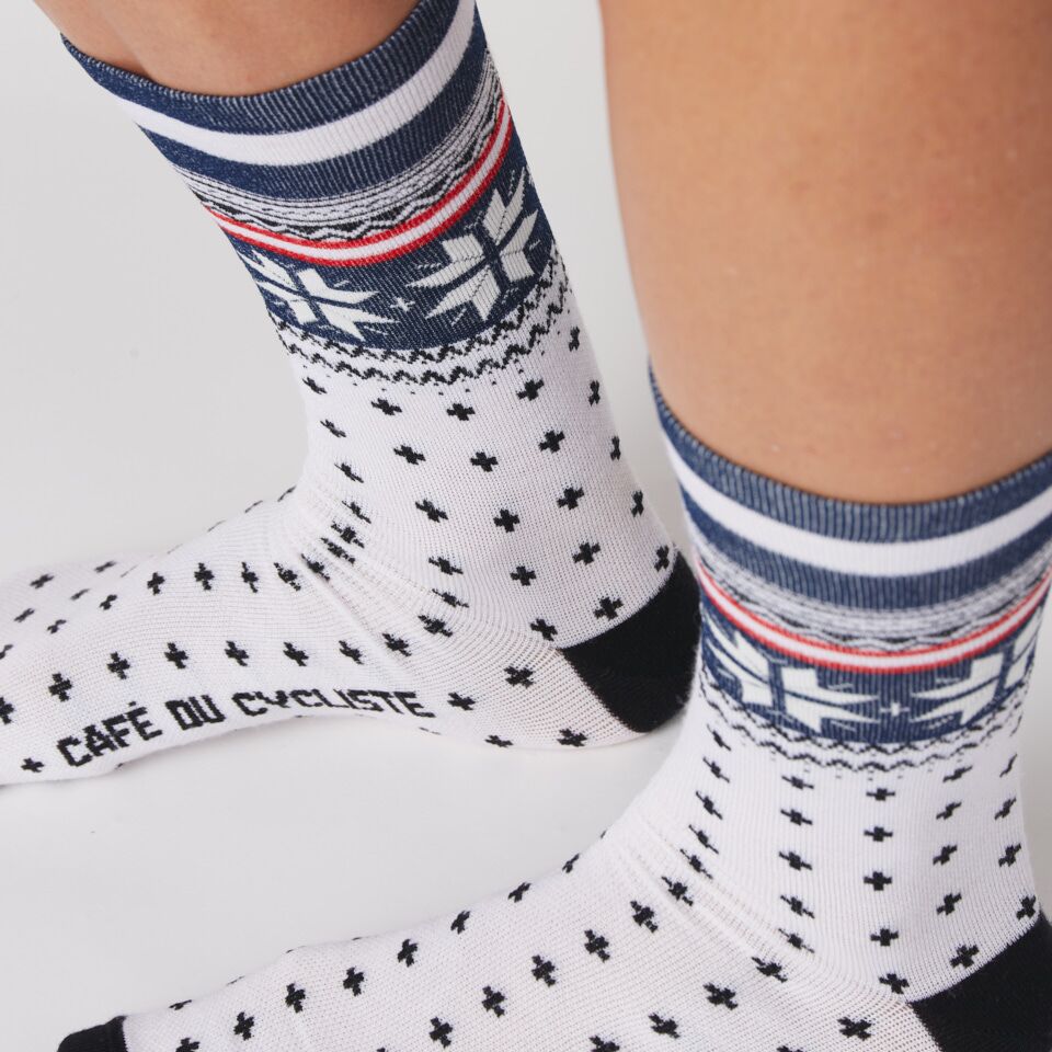 Nordic Socks - White / Navy